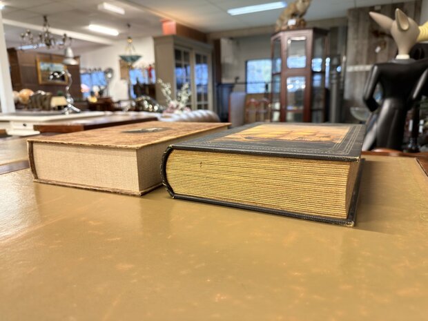 Antiek-klassiek-engels-opberg-boek-opbergdoos-faux-book-XXL-3