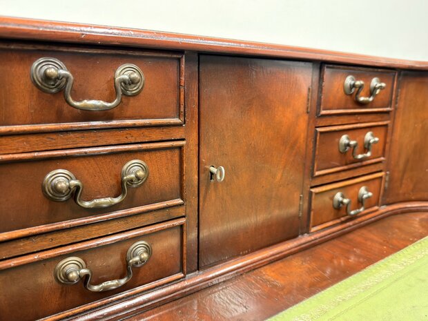 Antiek-Oud-Klassiek-Engels-Chesterfield-Secretaire-Bureau-Desk