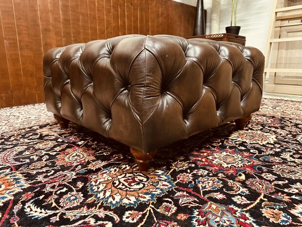 Klassiek-Engels-Chesterfield-Antiek-Hocker-Voetenbankje-5
