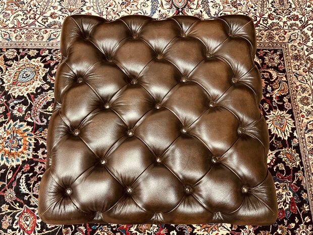 Klassiek-Engels-Chesterfield-Antiek-Hocker-Voetenbankje-6