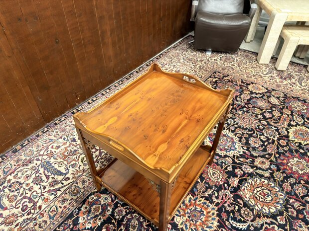 Klassiek-Italiaans-Antiek-Oud-Bijzettafeltje-Bijzettafel-met-Dienblad