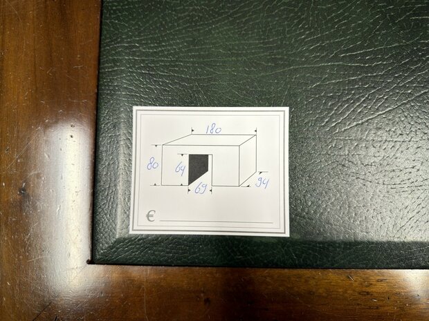 Klassiek-Antiek-Oud-Engels-Chesterfield-Bureau-Desk-Partnerdesk-met-Groen-Leder-Ingelegd