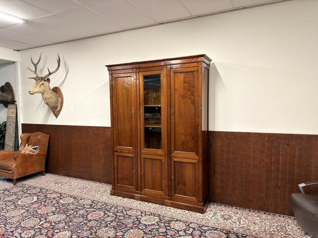 Klassiek-Italiaans-Antiek-Oud-Assi-D'asolo-Boekenkast-Kast