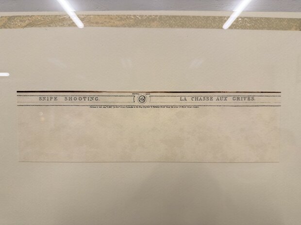 Klassiek-Oud-Antiek-Engels-Prent-Snipe-Shooting-Wortelnotenhout-Lijst-3