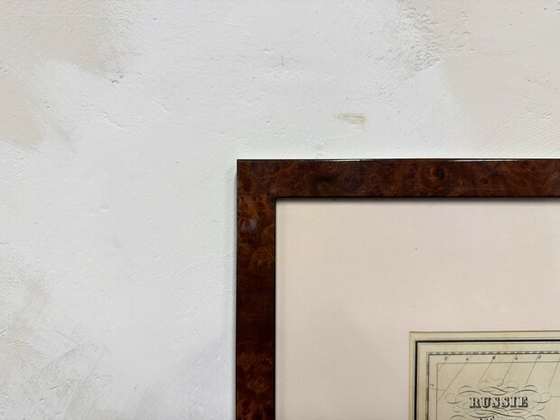 Klassiek-Oud-Antiek-Russische-Landkaat-Prent-1834-1