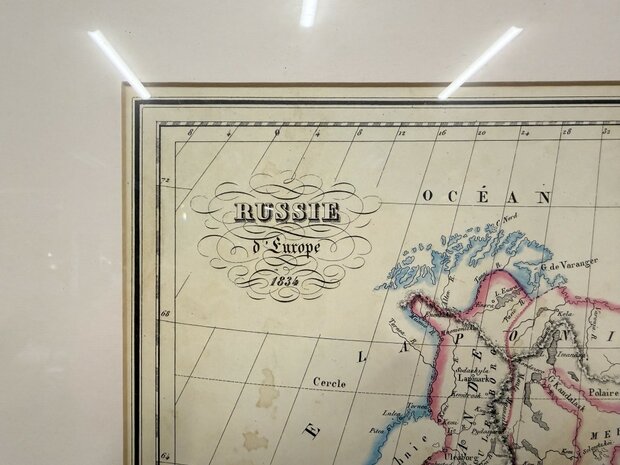 Klassiek-Oud-Antiek-Russische-Landkaat-Prent-1834-4