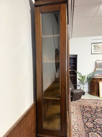 Klassiek-Engels-Antiek-Oud-Chesterfield-Mahonie-Buffetkast-Boekenkast-Kast