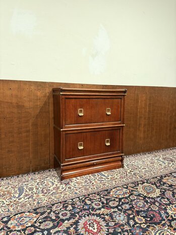 Klassiek-Antiek-Oud-Engels-Chesterfield-Originele-Globe-Wernicke-Boekenkast-Ladekast-Kantoorkast-1