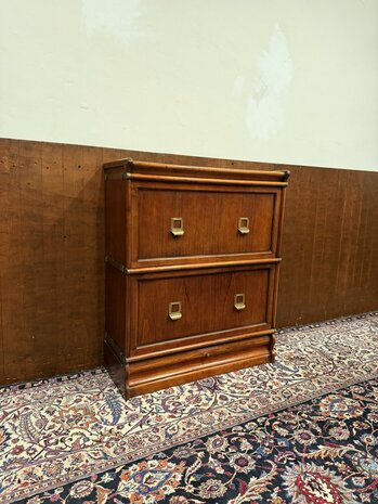 Klassiek-Antiek-Oud-Engels-Chesterfield-Originele-Globe-Wernicke-Boekenkast-Ladekast-Kantoorkast