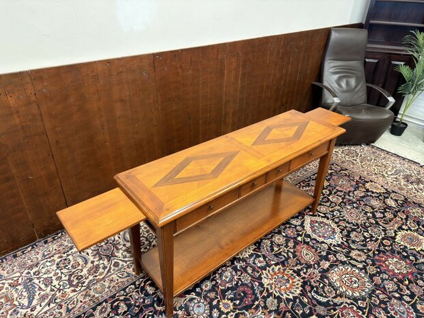 Klassiek-Engels-Antiek-Oud-Chesterfield-Vintage-Sidetable-Side-Table-met-Inlegwerk-marqueterie