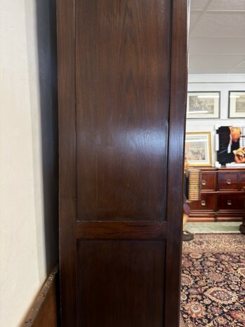 Klassiek-Oud-Antiek-Engels-Antiek-Vintage-Chesterfield-Globe-Wernicke-Boekenkast-Kast