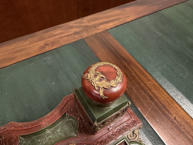 Antieke-Franse-Empire-inktstel-bureau-set-met-briefopener-3