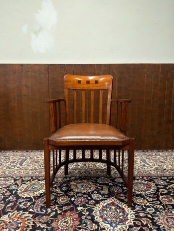 Klassiek-Antiek-Oud-Chesterfield-Engels-Vintage-Globe-Wernicke-Art-Deco-Bureaustoel-Stoel