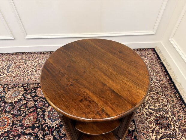 Klassiek-Engels-Antiek-Oud-Chesterfield-Vintage-Boekenmolen-Boekenkast-Kantoorkast