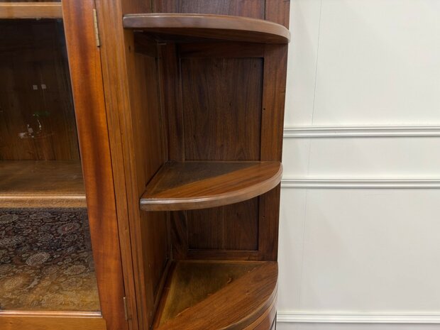 Klassiek-Engels-Oud-Antiek-Chesterfield-Vintage-Boekenkast-Bibiotheekkast-Buffetkast-Kast