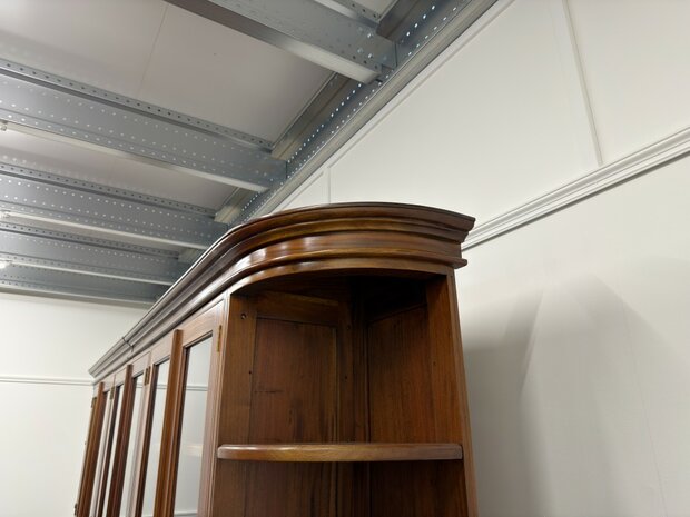 Klassiek-Engels-Oud-Antiek-Chesterfield-Vintage-Boekenkast-Bibiotheekkast-Buffetkast-Kast