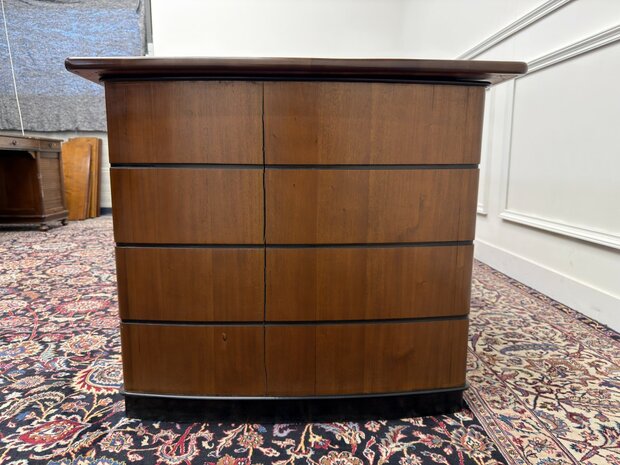 Klassiek-Antiek-Oud-Engels-Chesterfield-Vintage-Art-Deco-Bureau-Desk