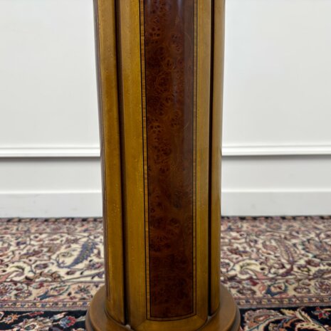 Klassiek-Italiaans-Antiek-Oud-Vintage-Wortelhout-Zuil-Pilaar-Pied-De-Stalle