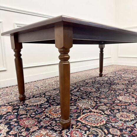 Klassiek-Antiek-Engels-Oud-Chesterfield-Bureau-Schrijftafel-Groen-Leder