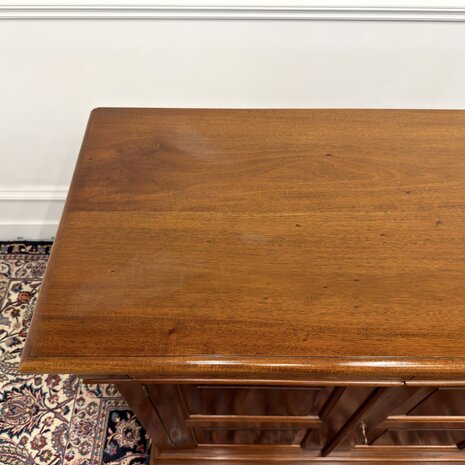 Klassiek-Engels-Antiek-Oud-Vintage-Chesterfield-Dressoir-Kantoorkast-Printerkast-Kast-9