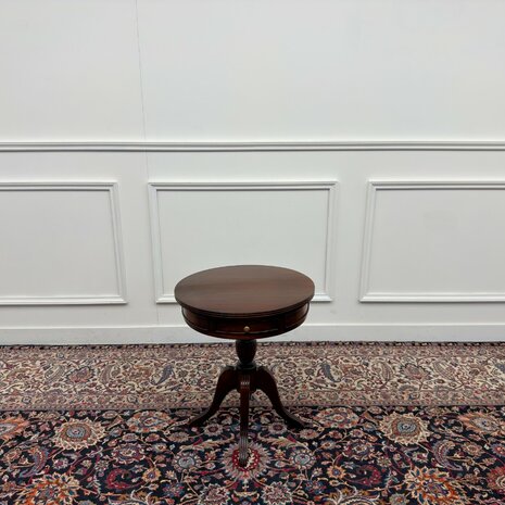 Klassiek-Engels-Antiek-Oud-Vintage-Chesterfield-Sidetable-Side-Table-Bijzettafel