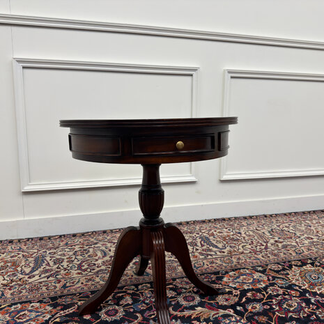 Klassiek-Engels-Antiek-Oud-Vintage-Chesterfield-Sidetable-Side-Table-Bijzettafel