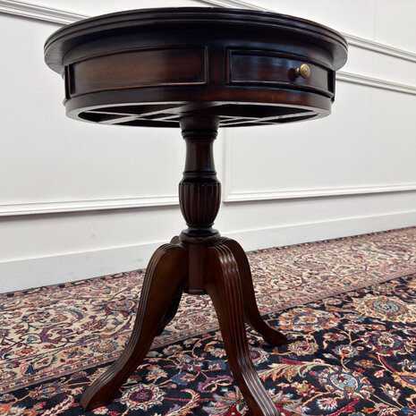 Klassiek-Engels-Antiek-Oud-Vintage-Chesterfield-Sidetable-Side-Table-Bijzettafel