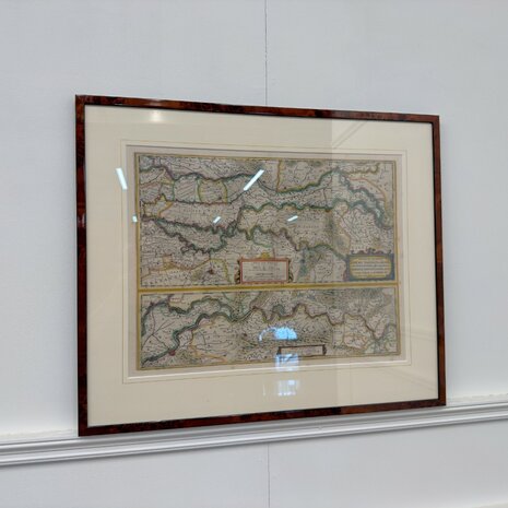 Antieke-landkaart-van-de-Rijn-Waal-en-Maas&ndash;Willem-Janszoon-Blaeu
