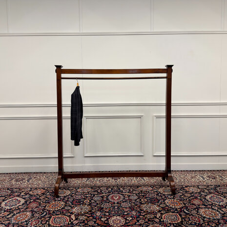 Klassiek-Antiek-Engels-Oud-Victoriaans-Vintage-Chesterfield-Kapstok-Garderobe-Coat-Rack