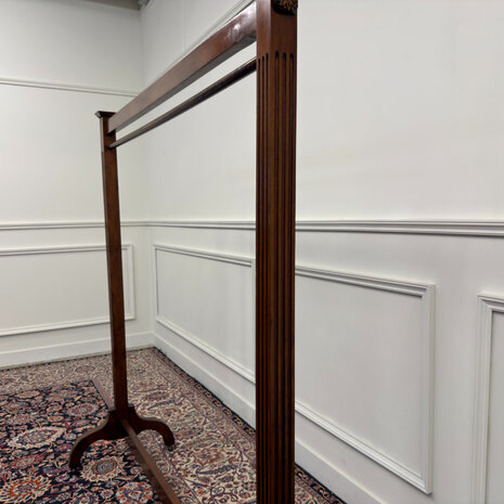Klassiek-Antiek-Engels-Oud-Victoriaans-Vintage-Chesterfield-Kapstok-Garderobe-Coat-Rack
