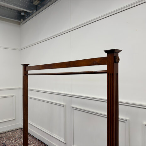 Klassiek-Antiek-Engels-Oud-Victoriaans-Vintage-Chesterfield-Kapstok-Garderobe-Coat-Rack