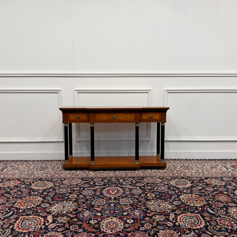 Klassiek-Engels-Antiek-Oud-Vintage-Chesterfield-Empire-Selva-Italiaans-Sidetable-Side-table-Sideboard