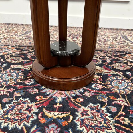 Klassiek-Engels-Antiek-Oud-Vintage-Chesterfield-Art-Deco-Sidetable-Bijzettafel-Tafe