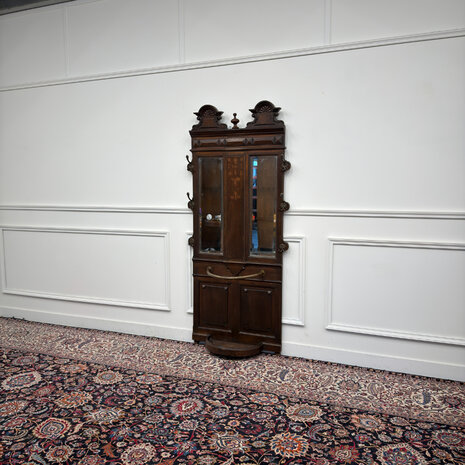 Klassiek-Engels-Oud-Vintage-Chesterfield-Antiek-Kapstok-Garderobe-3