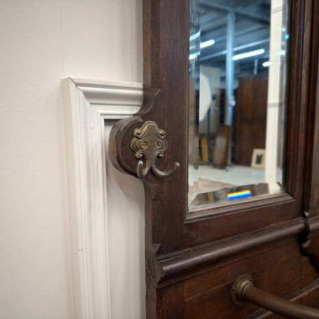 Klassiek-Engels-Oud-Vintage-Chesterfield-Antiek-Kapstok-Garderobe-12