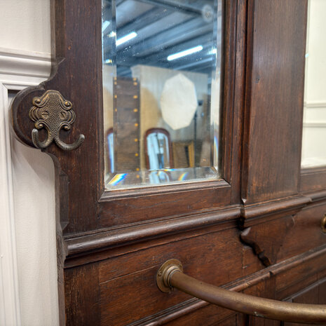 Klassiek-Engels-Oud-Vintage-Chesterfield-Antiek-Kapstok-Garderobe-13
