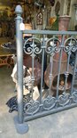 Antike gusseisen geländer jugendstil
