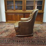Englischer Chesterfield Clubsessel braun
