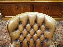 Englischer Chesterfield Clubsessel braun