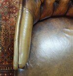 Englischer Chesterfield Clubsessel braun
