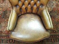 Englischer Chesterfield Clubsessel braun