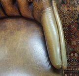 Englischer Chesterfield Clubsessel braun