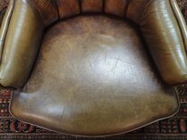 Englischer Chesterfield Clubsessel braun
