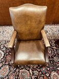 Englischer Chesterfield stuhl Dunkelbraun
