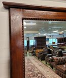 Antike mahagoni Friseurspiegel