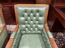 Englischer Chesterfield Library chair stuhl Grün