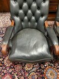 Englischer Chesterfield Library chair stuhl schwarz