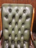 Chesterfield Schaukelstuhl Grün