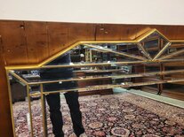 Klassische Art Deco Design spiegel