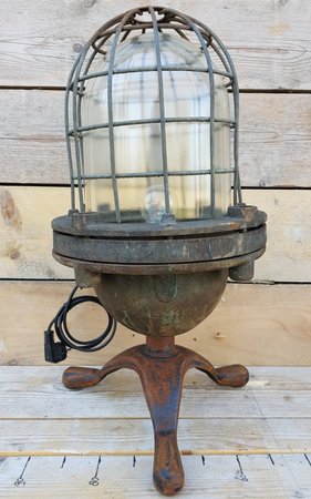 Antike industrial stehlampe - VI1